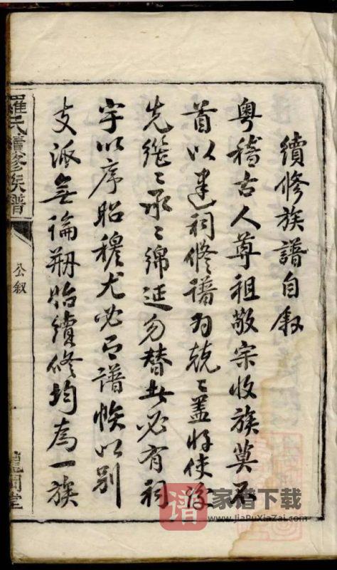 湖南浏阳龙冈罗氏续修族谱（龙冈堂）PDF高清电子版下载-家谱下载