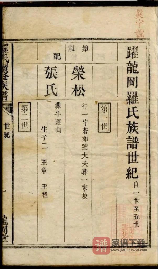 图片[2]-湖南浏阳龙冈罗氏续修族谱（龙冈堂）PDF高清电子版下载-家谱下载