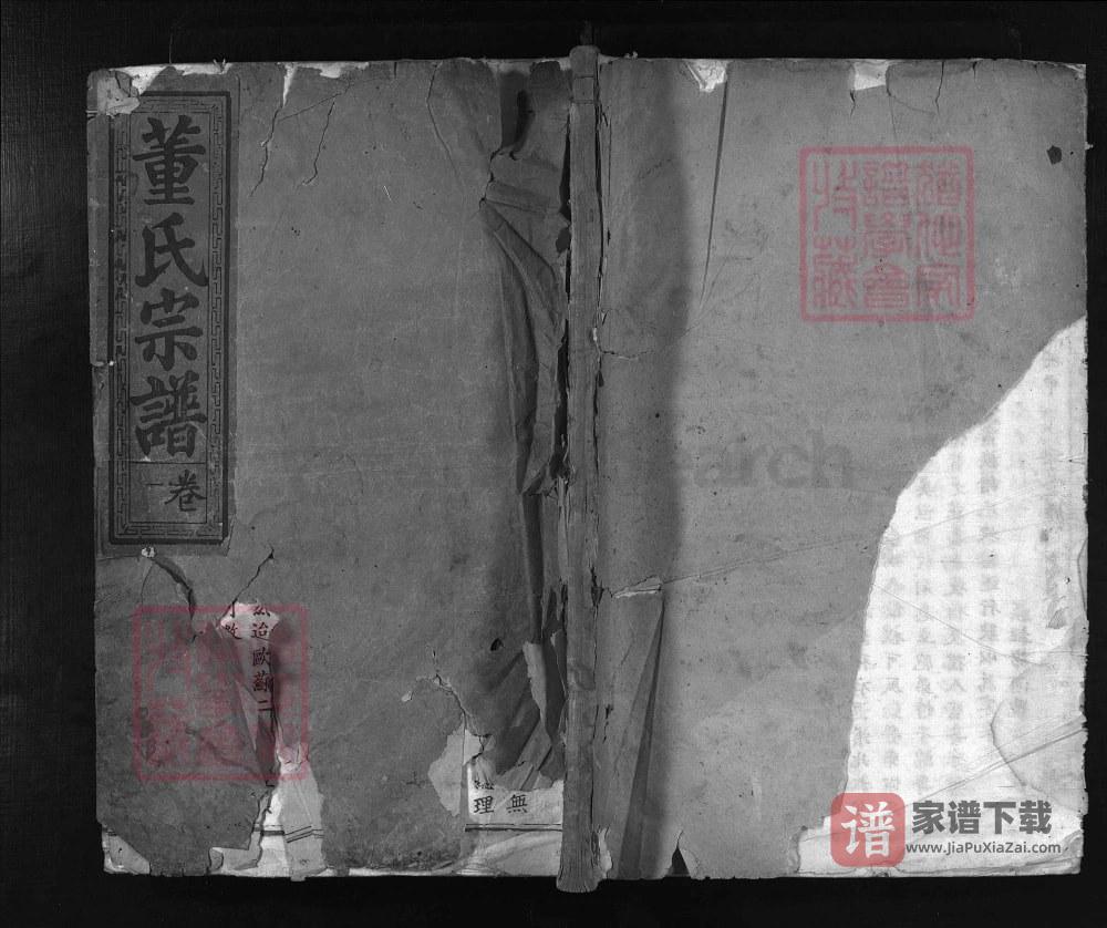 图片[1]-湖北大冶董氏宗谱（三策堂）PDF高清电子版下载-家谱下载