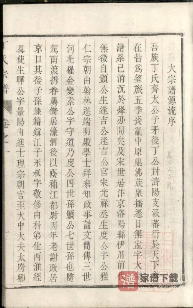 图片[2]-江苏镇江丁氏宗谱PDF高清电子版下载-家谱下载