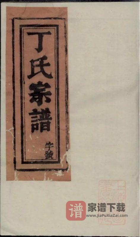 浙江丽水缙云县丁氏宗谱PDF高清电子版下载-家谱下载