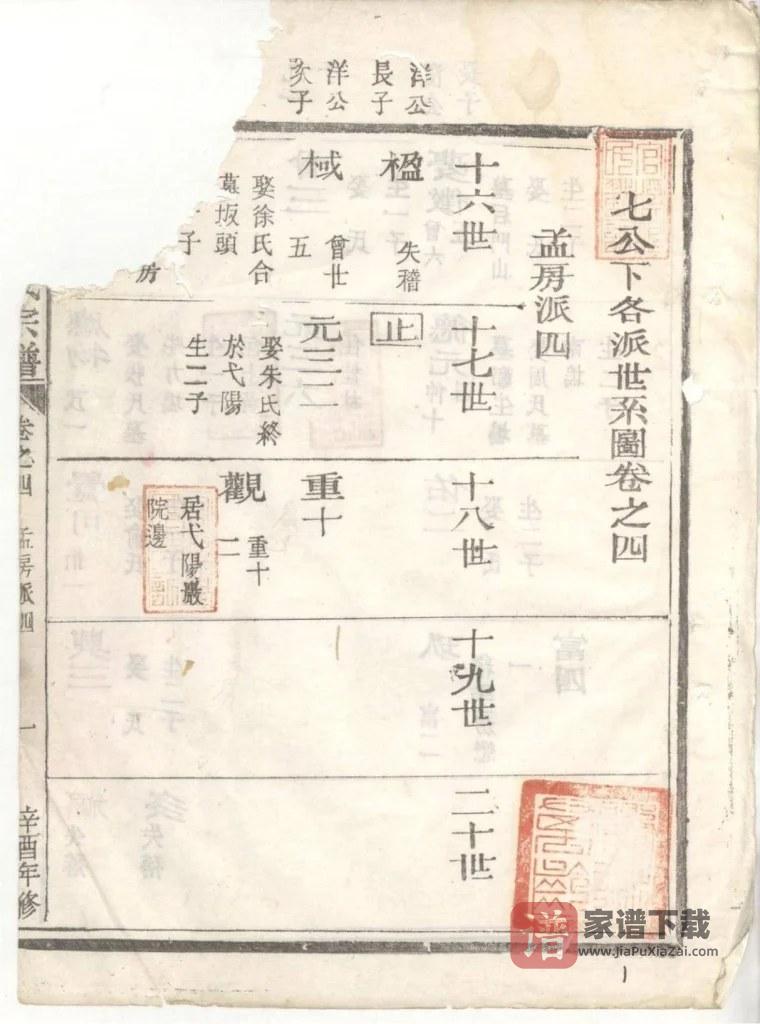图片[2]-浙江江山官溪胡氏三派宗谱PDF高清电子版下载-家谱下载