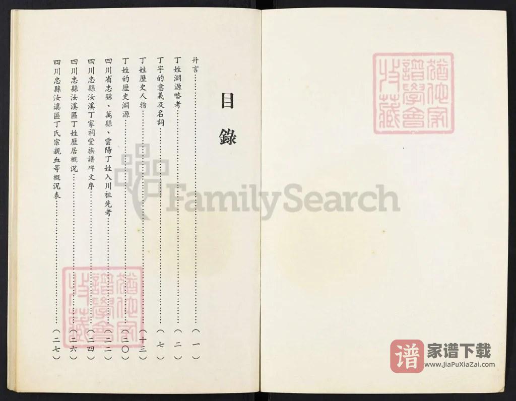 图片[2]-重庆忠县丁氏宗谱（济阳堂，初稿）PDF高清电子版下载-家谱下载