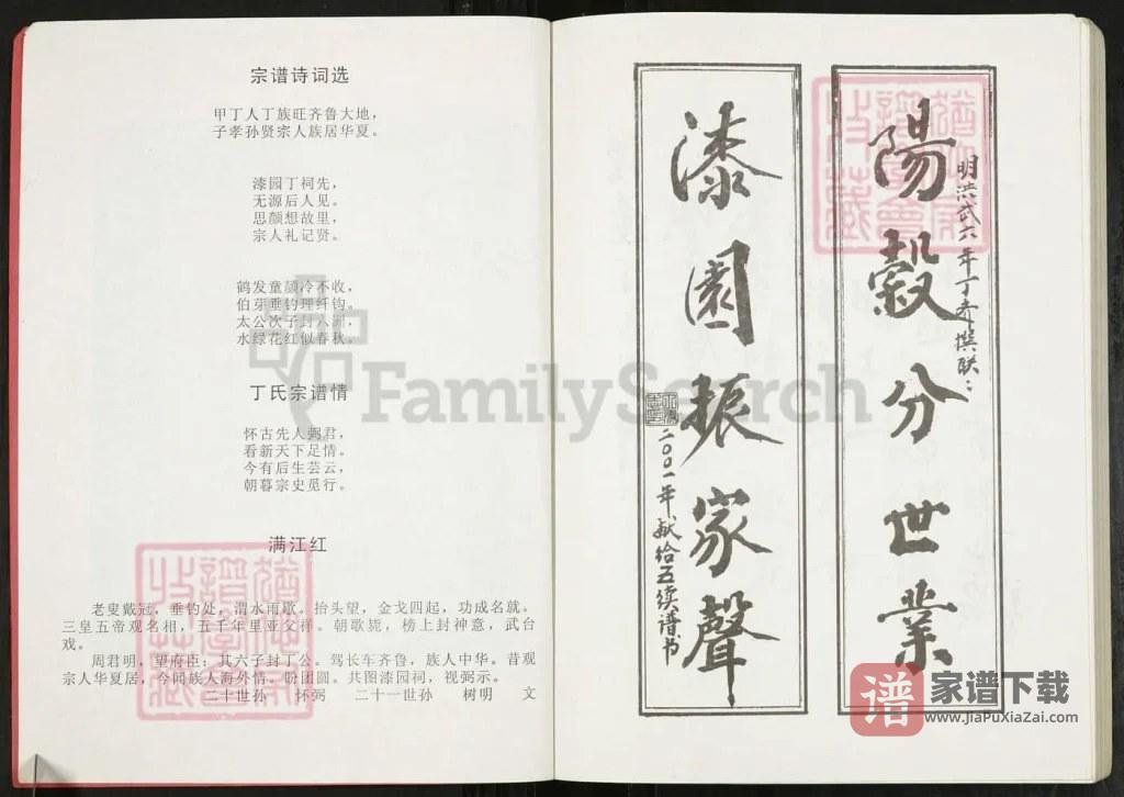 图片[2]-安徽亳州蒙城丁氏宗谱PDF高清电子版下载-家谱下载