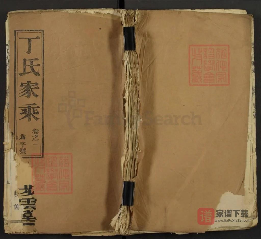图片[1]-江苏泰兴丁氏家乘（步云堂）PDF高清电子版下载-家谱下载