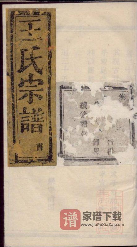 浙江诸暨暨阳王翰王氏宗谱(敬爱堂)PDF高清电子版下载-家谱下载