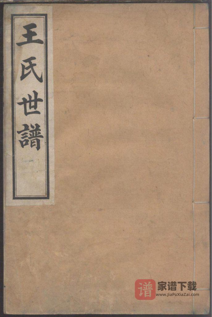 图片[1]-山东淄博桓台县唐山镇王氏世谱PDF高清电子版下载-家谱下载