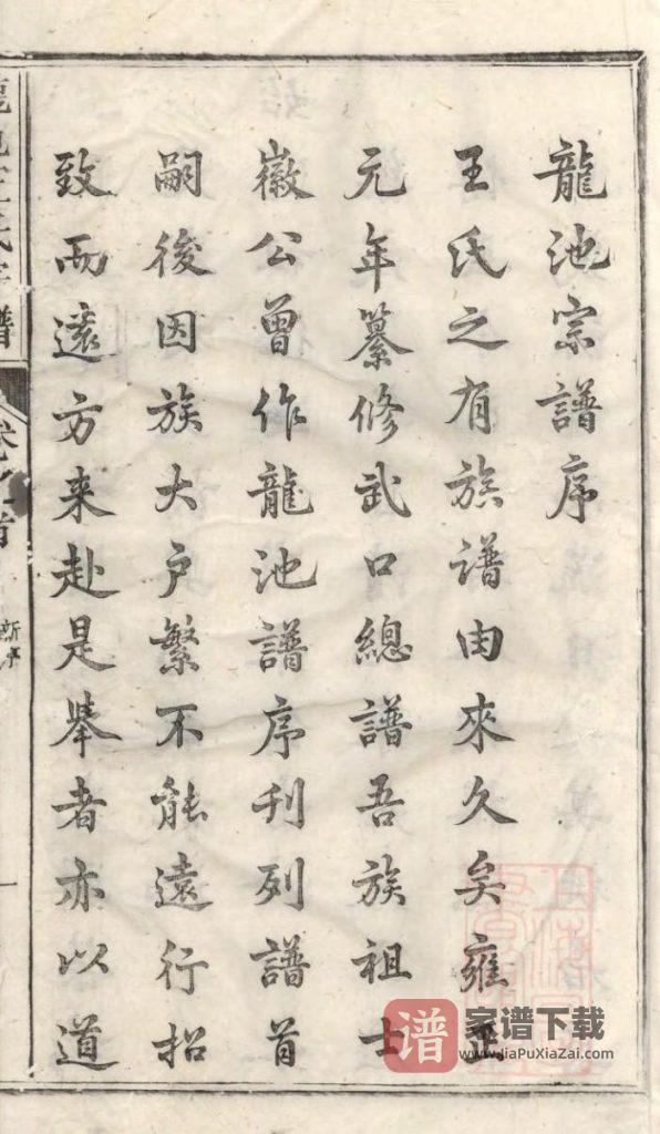 图片[2]-江西上饶婺源县新安龙池王氏宗谱PDF高清电子版下载-家谱下载