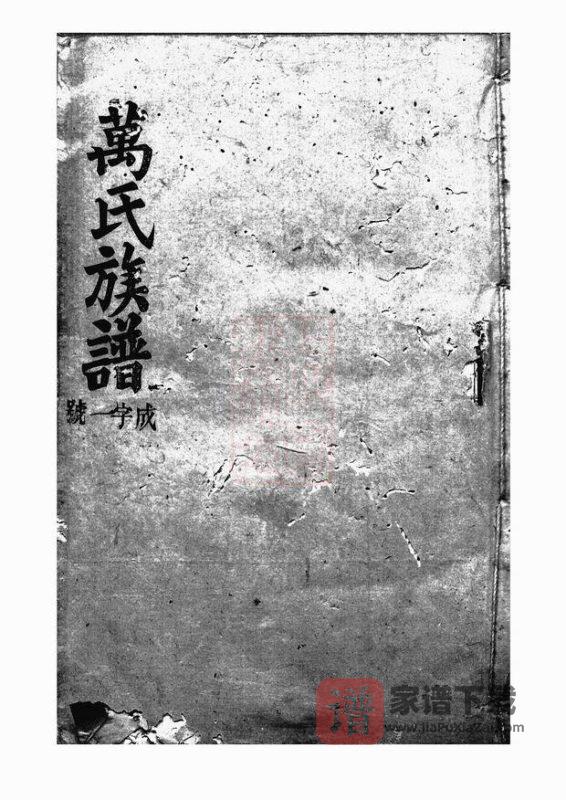 湖南岳阳万氏族谱（扶风堂）PDF高清电子版下载-家谱下载