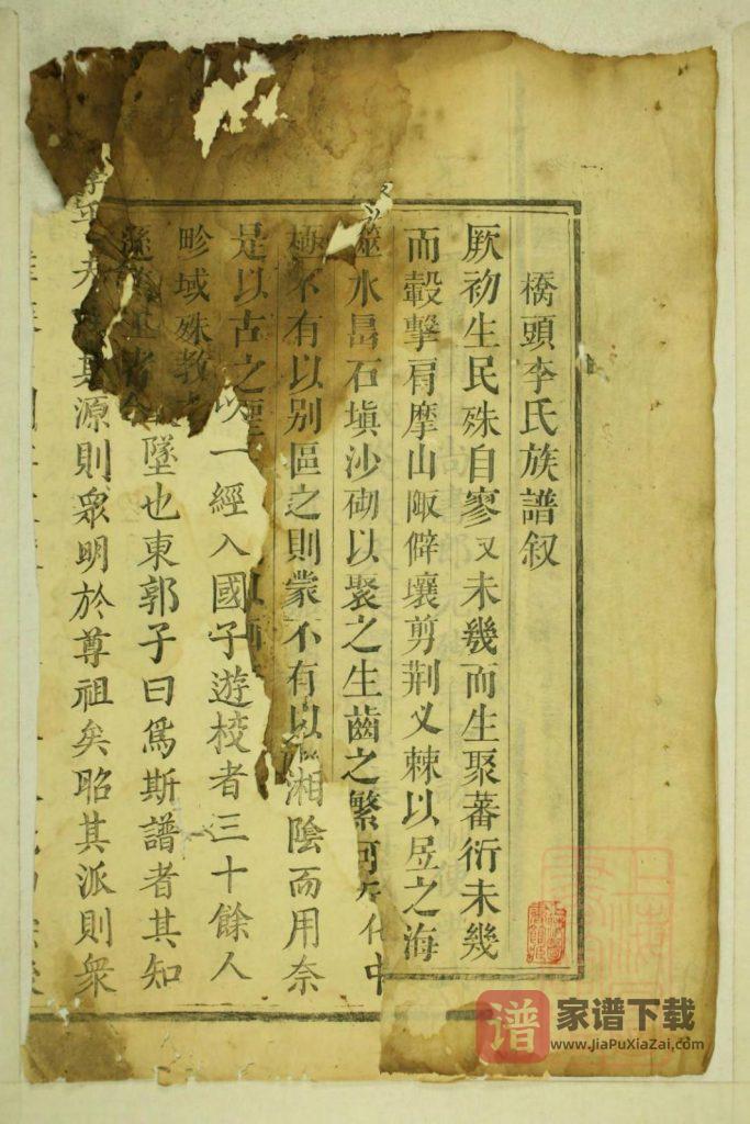 图片[1]-湖南湘潭桥头李氏族谱（本源堂）PDF高清电子版下载-家谱下载