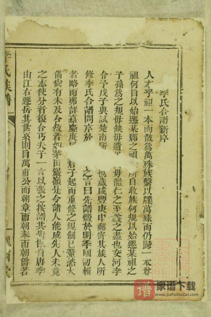 图片[1]-湖南岳阳李氏族谱（陇西堂）PDF高清电子版下载-家谱下载