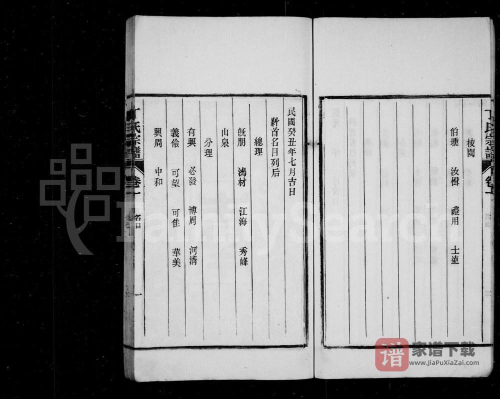 图片[2]-安徽芜湖南陵龙山丁氏宗谱PDF高清电子版下载-家谱下载