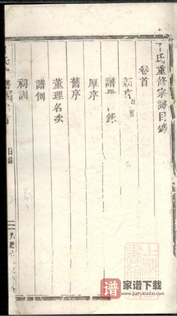 图片[2]-浙江缙云丁氏重修宗谱（治前丁氏宗谱，光绪15年）PDF高清电子版下载-家谱下载