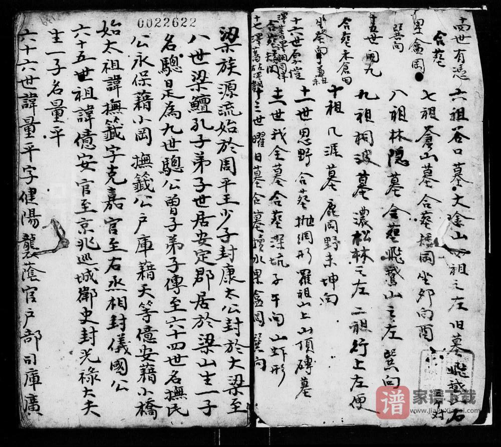图片[2]-广东江门新会梁氏宗谱PDF高清电子版下载-家谱下载
