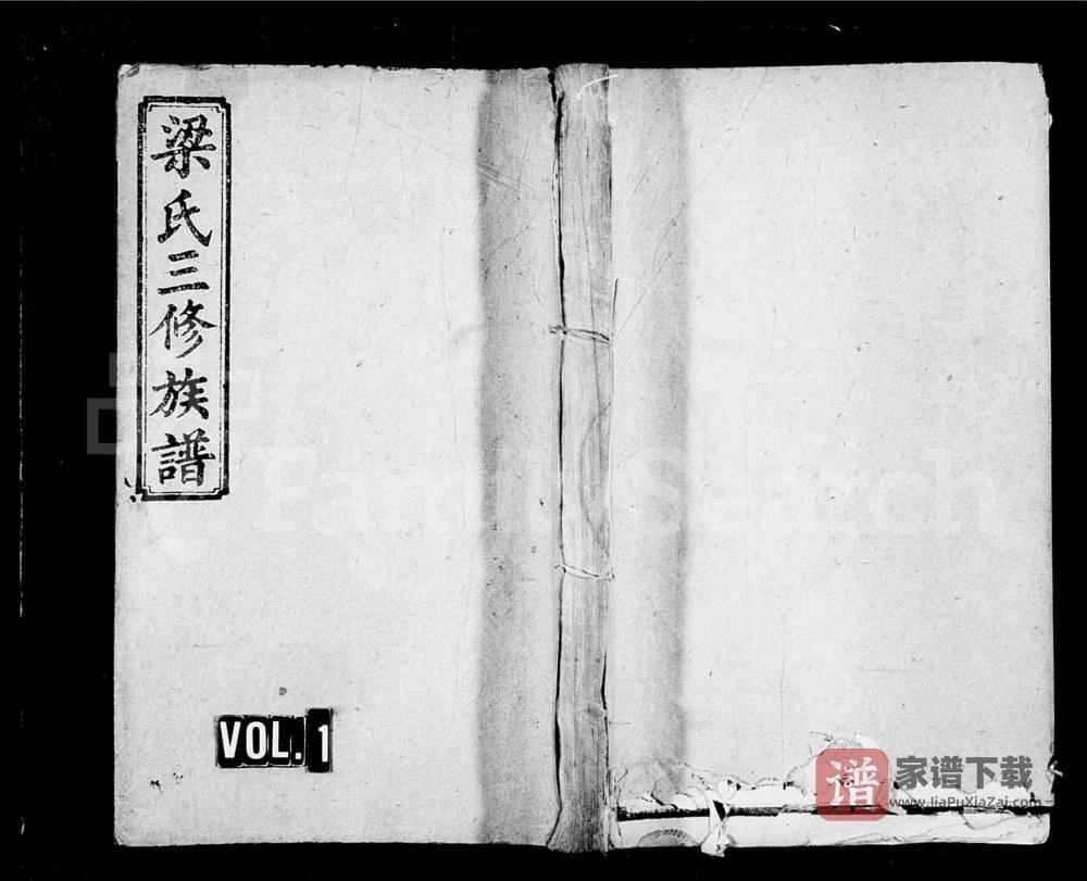 图片[1]-湖南沅江梁氏三修族谱（安定堂）PDF高清电子版下载-家谱下载
