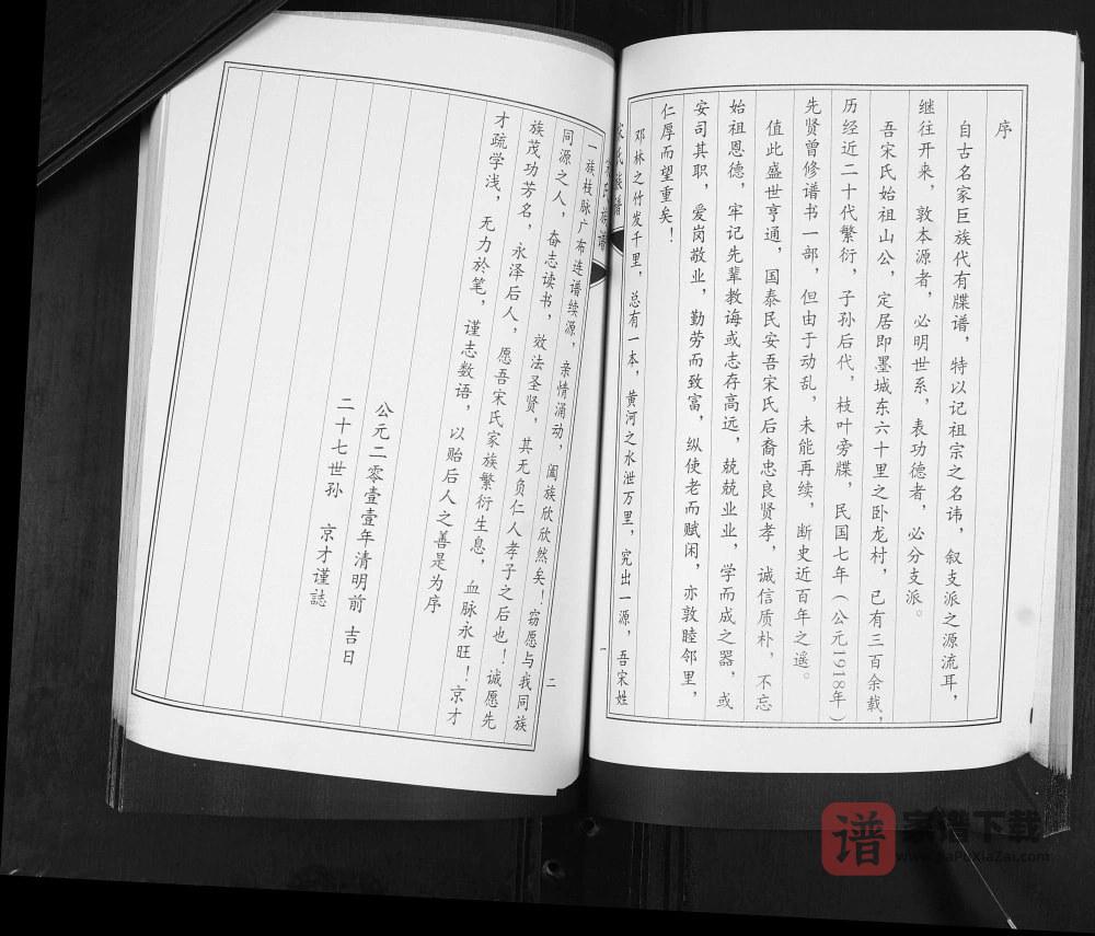 图片[2]-山东青岛即墨卧龙村宋氏族谱（惇叙堂）PDF高清电子版下载-家谱下载