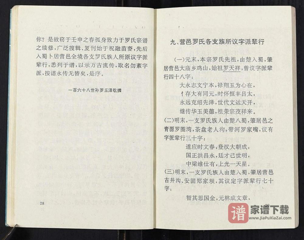 图片[2]-四川南充营山罗氏宗谱PDF高清电子版下载-家谱下载