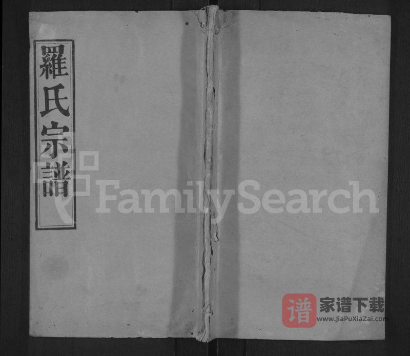 湖北黄冈罗氏宗谱(尽心堂)PDF高清电子版下载-家谱下载