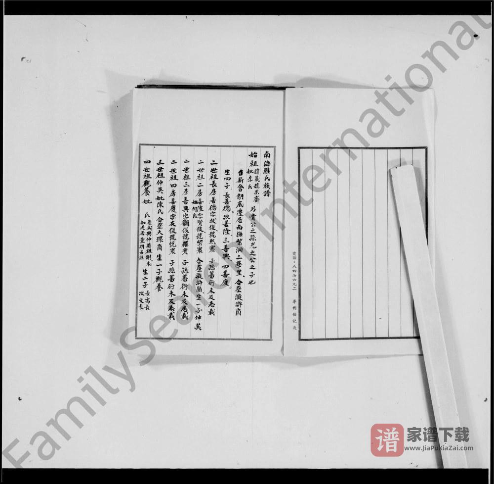 图片[2]-广东佛山南海紫洞三华里罗氏族谱PDF高清电子版下载-家谱下载