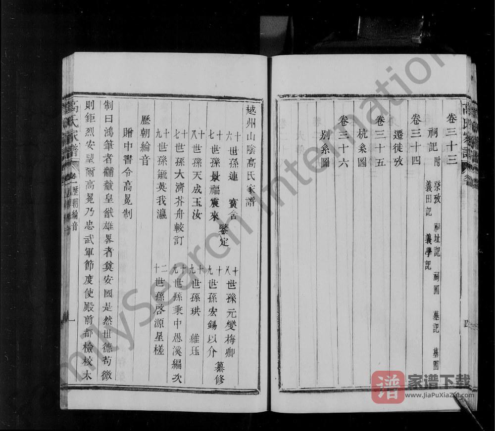 图片[2]-浙江绍兴越州山阴高氏宗谱（赐书堂）PDF高清电子版下载-家谱下载