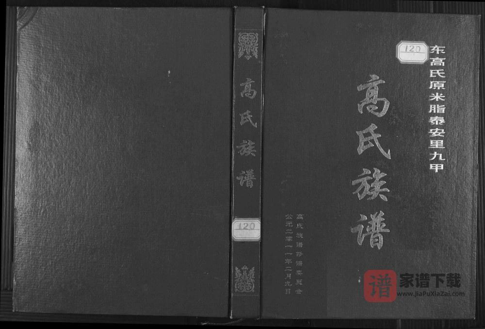 图片[1]-陕西榆林横山区东高氏原米脂泰安里九甲高氏族谱PDF高清电子版下载-家谱下载