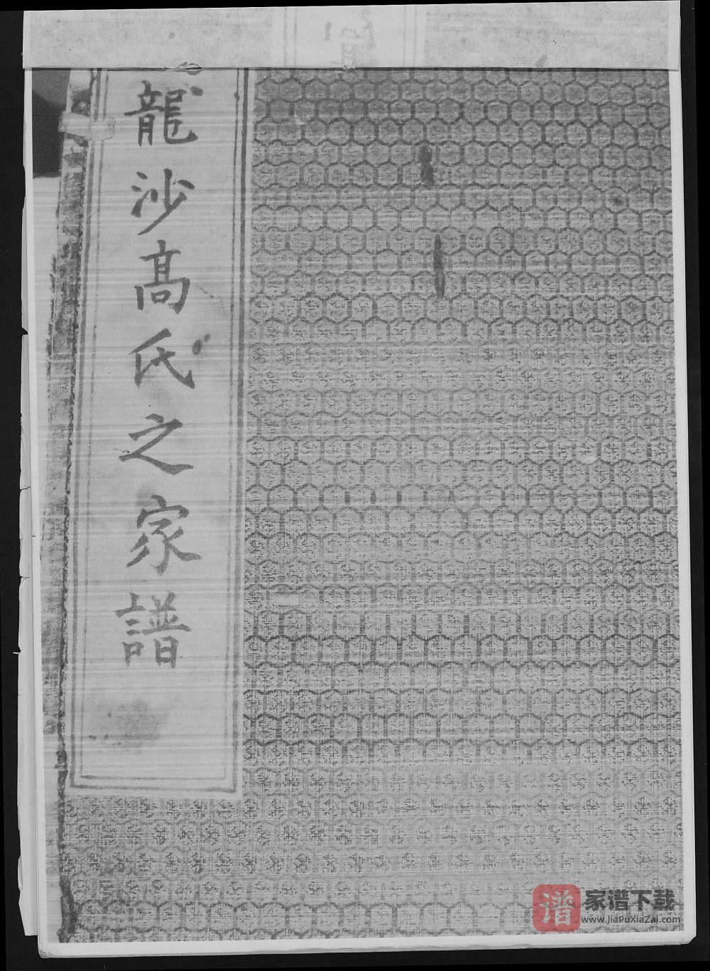 图片[2]-甘肃白银景泰县高氏前后五代相传世系总谱PDF高清电子版下载-家谱下载