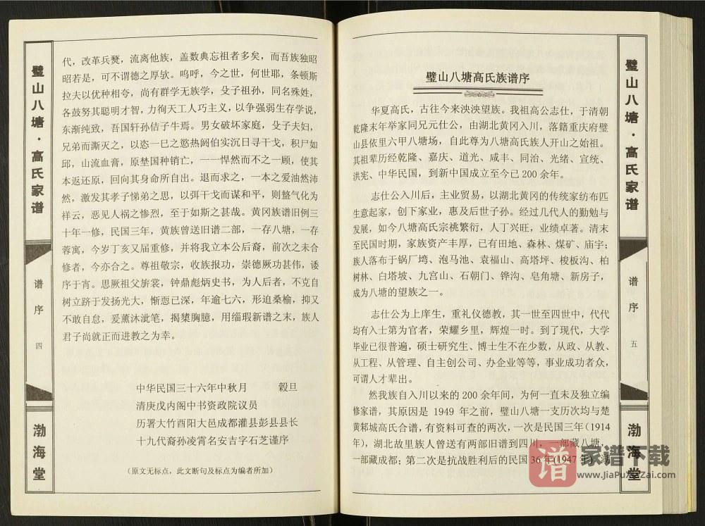图片[2]-重庆璧山八塘高氏家谱（渤海堂）PDF高清电子版下载-家谱下载