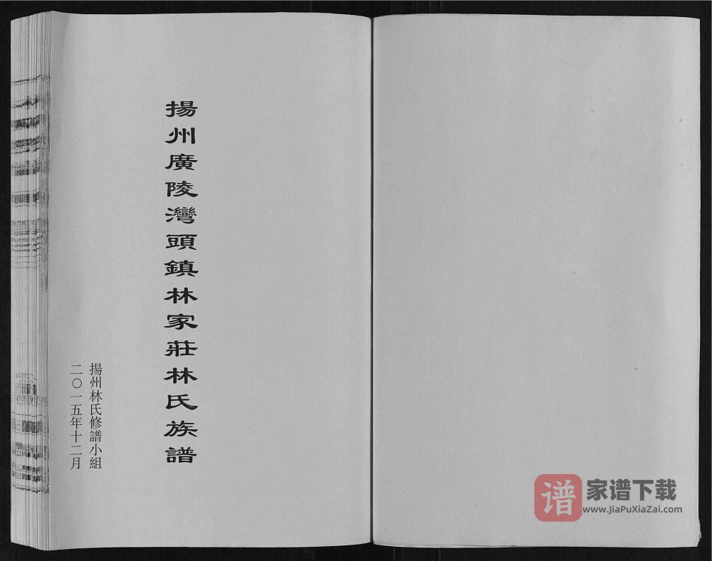 图片[2]-江苏扬州唐九牧林氏长房扬州林氏族谱（世德堂）PDF高清电子版下载-家谱下载
