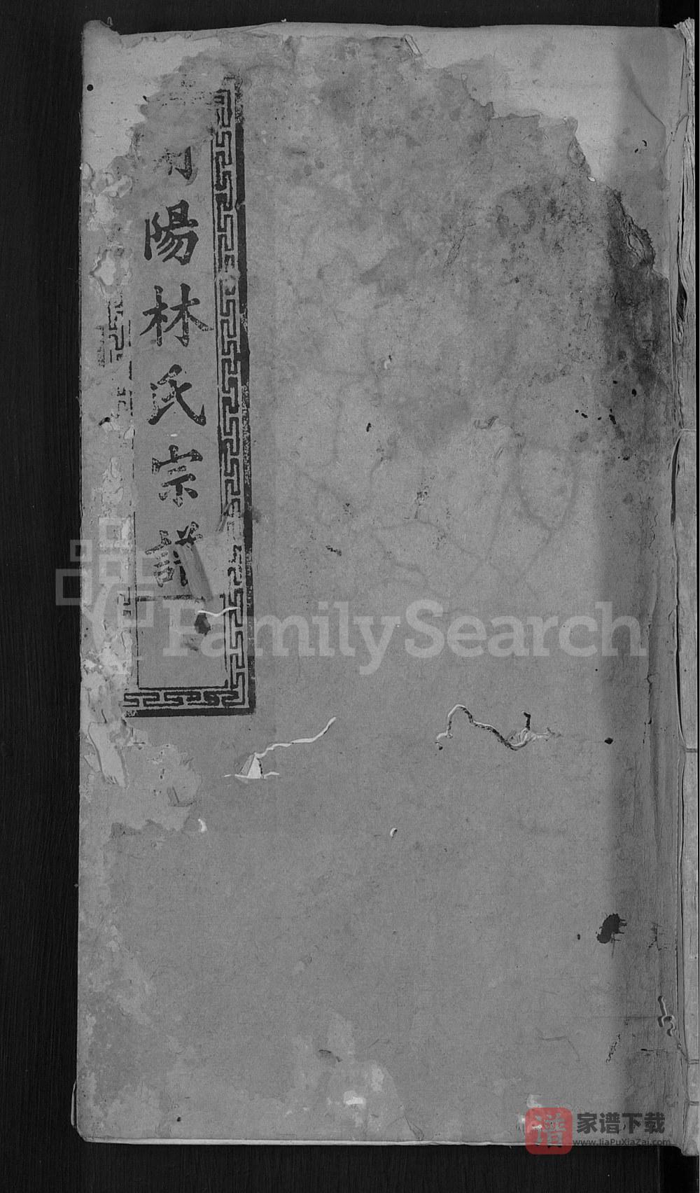 浙江衢州开化县开阳阙下林氏宗谱（拾德堂）PDF高清电子版下载