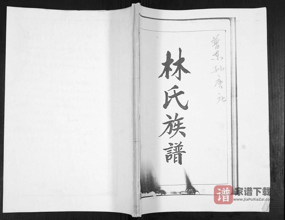 山东青岛即墨普东孙唐庄林氏族谱PDF高清电子版下载