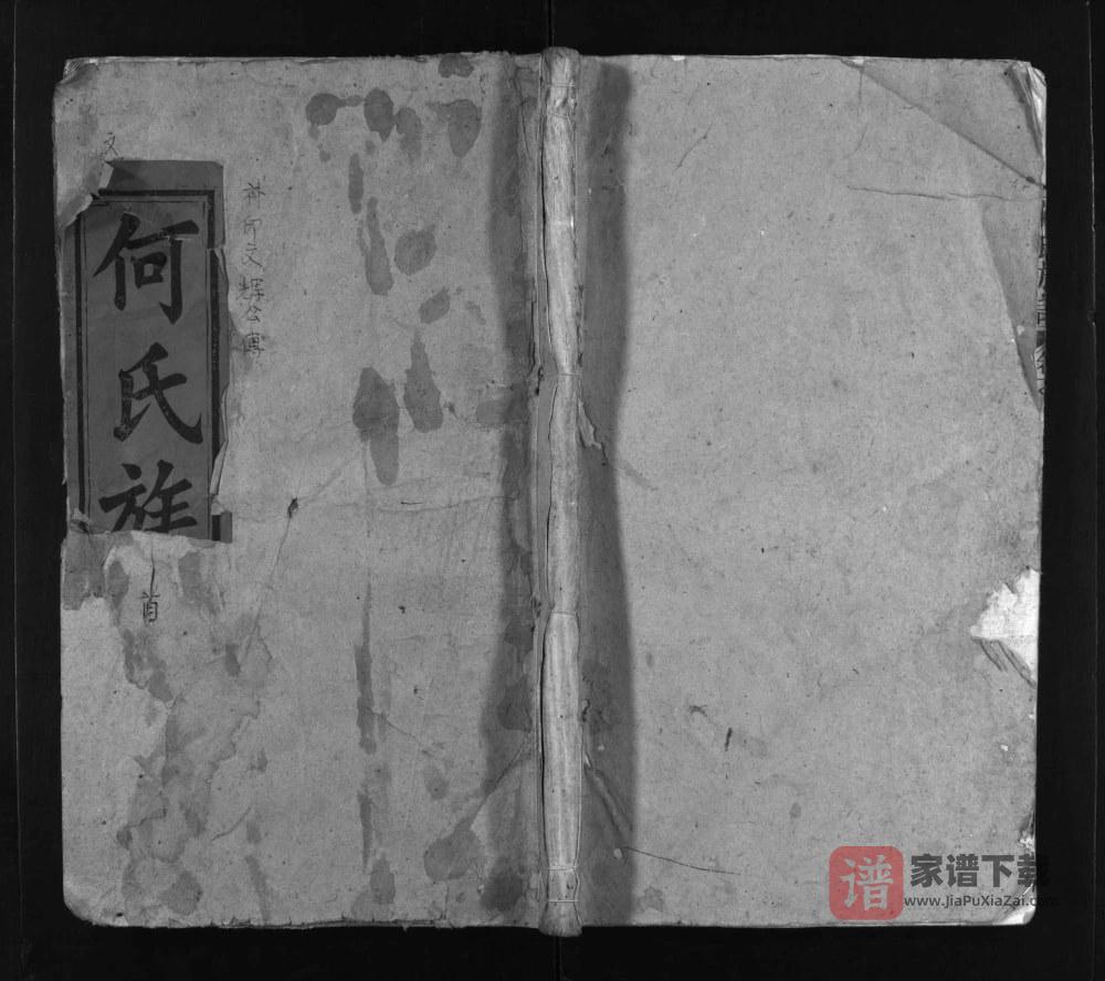 图片[1]-安徽安庆太湖县何氏族谱（三高堂）PDF高清电子版下载-家谱下载