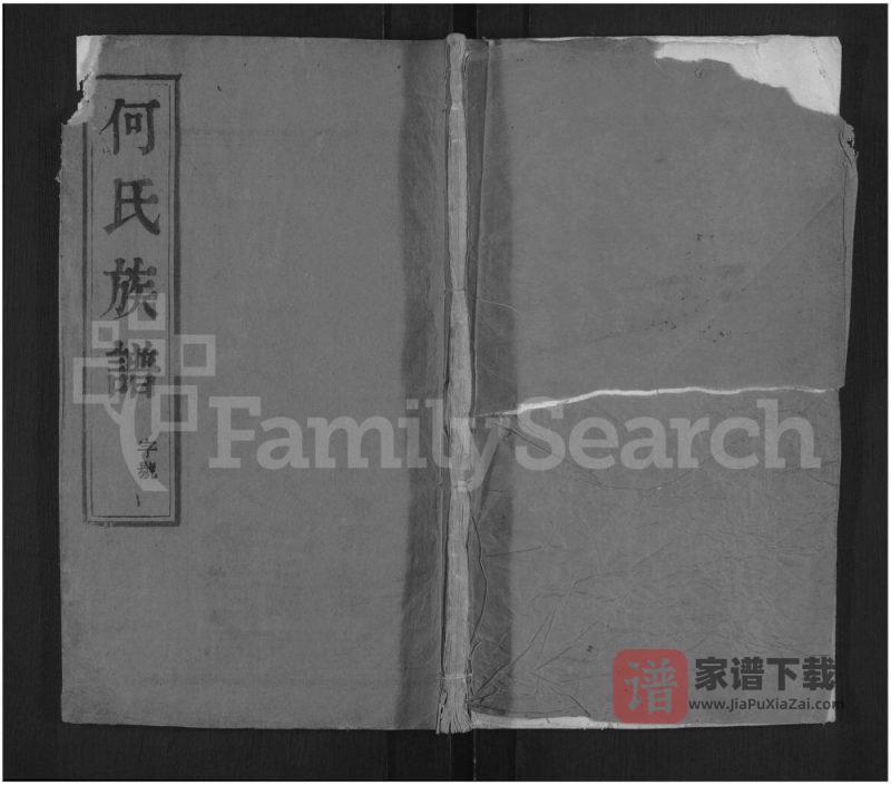 江苏扬州维扬江都何氏重修族谱PDF高清电子版下载-家谱下载