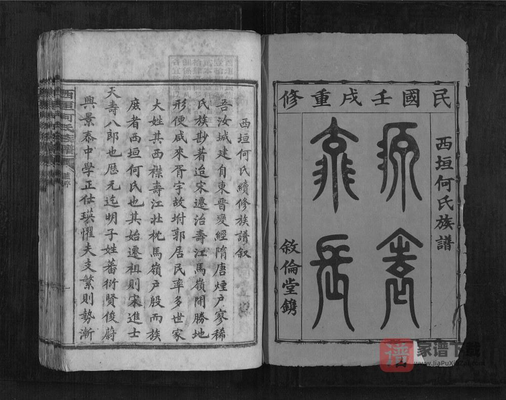 图片[2]-湖南郴州汝城县西垣何氏族谱PDF高清电子版下载-家谱下载