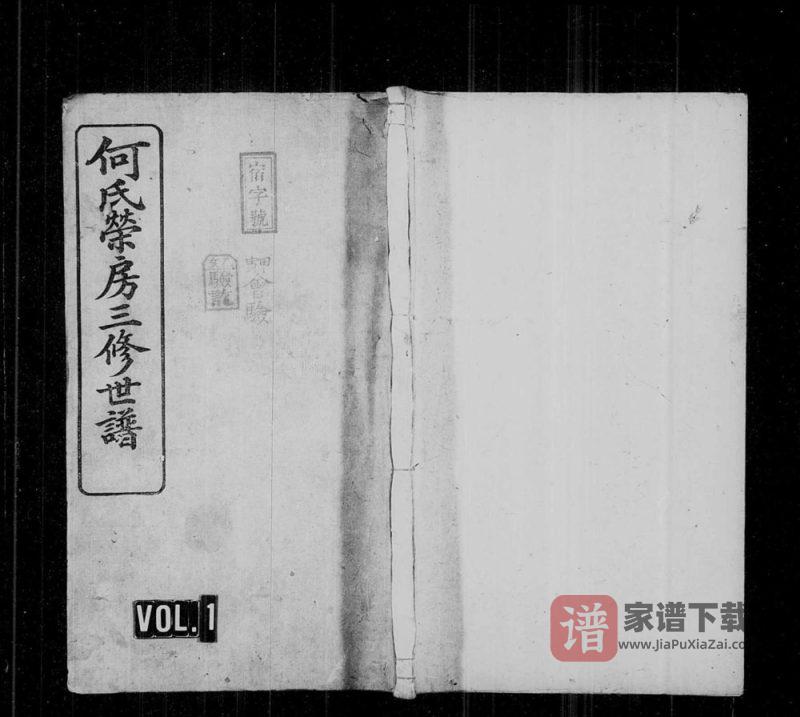 湖南湘乡城前何氏荣房三修世谱（庐江堂）PDF高清电子版下载-家谱下载