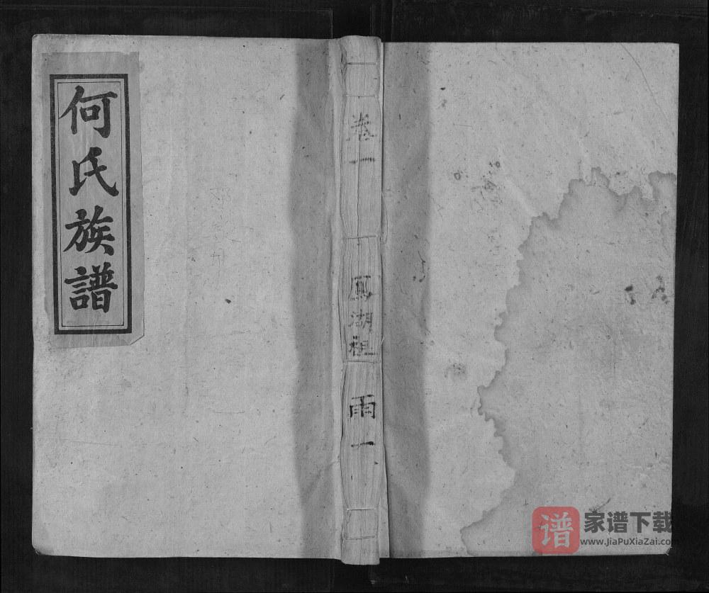 图片[1]-湖南郴州汝城县砖街头何氏族谱PDF高清电子版下载-家谱下载