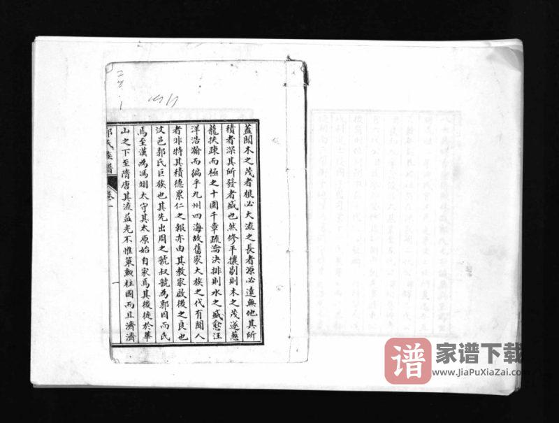 山东济宁汶上县郭氏族谱PDF高清电子版下载-家谱下载