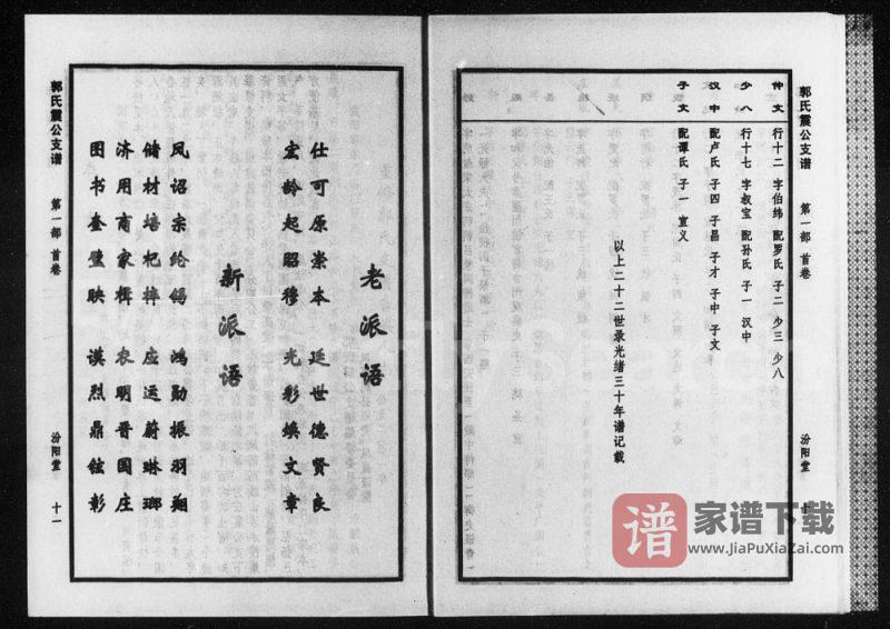 湖南益阳桃江县郭氏震公支谱(汾阳堂)PDF高清电子版下载-家谱下载