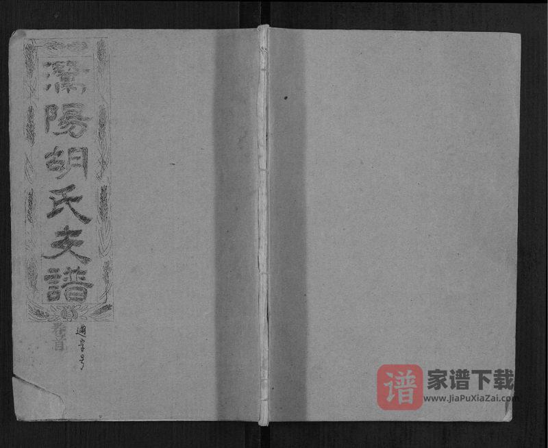 安徽安庆潜山县潜阳胡氏支谱(敦睦堂)PDF高清电子版下载-家谱下载