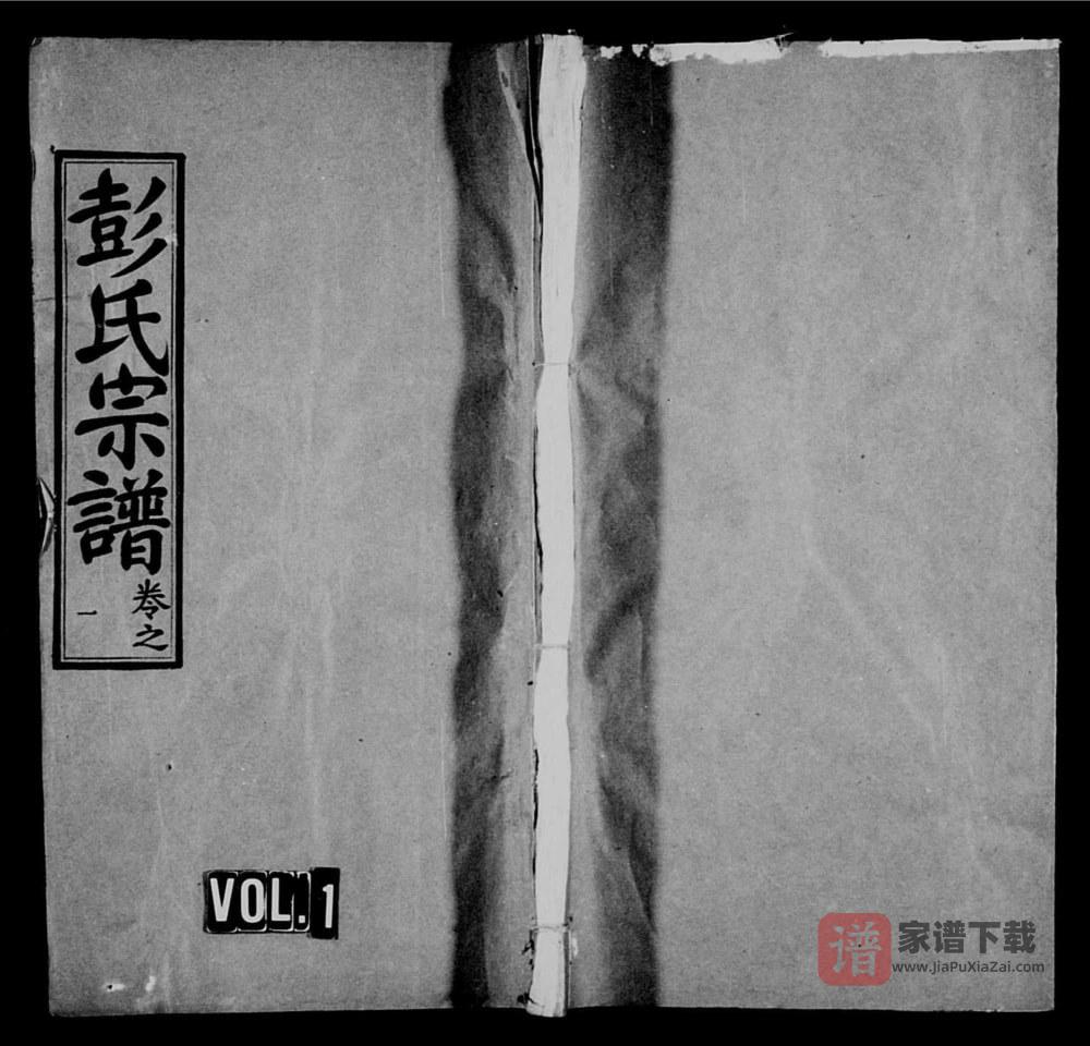 图片[1]-湖北黄冈红安县彭氏族谱（双桂堂）PDF高清电子版下载-家谱下载