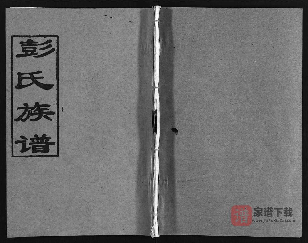 图片[1]-湖南浏阳文市河口彭氏族谱（陇西述古堂）PDF高清电子版下载-家谱下载