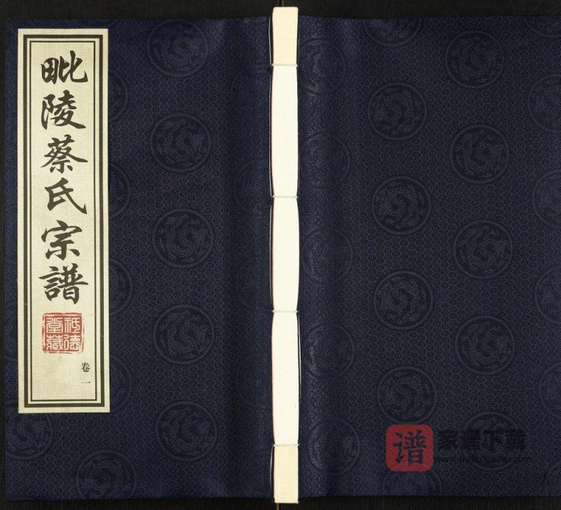 江苏常州武进区毗陵蔡氏宗谱(祗德堂)PDF高清电子版下载-家谱下载
