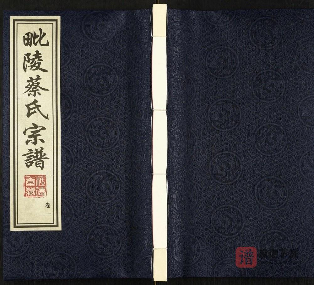 图片[1]-江苏常州武进区毗陵蔡氏宗谱（祗德堂）PDF高清电子版下载-家谱下载