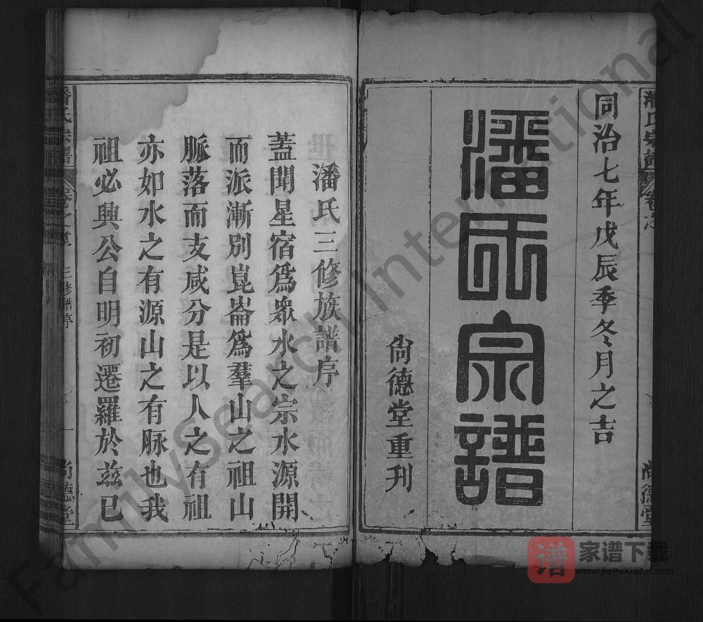 图片[2]-湖北黄冈罗田县潘氏宗谱（尚德堂）PDF高清电子版下载-家谱下载