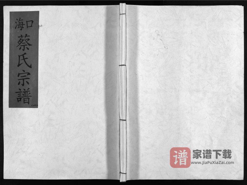浙江乐清海口蔡氏宗谱PDF高清电子版下载-家谱下载