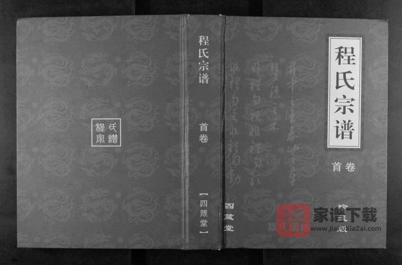 湖北黄冈程氏宗谱(四箴堂)PDF高清电子版下载-家谱下载