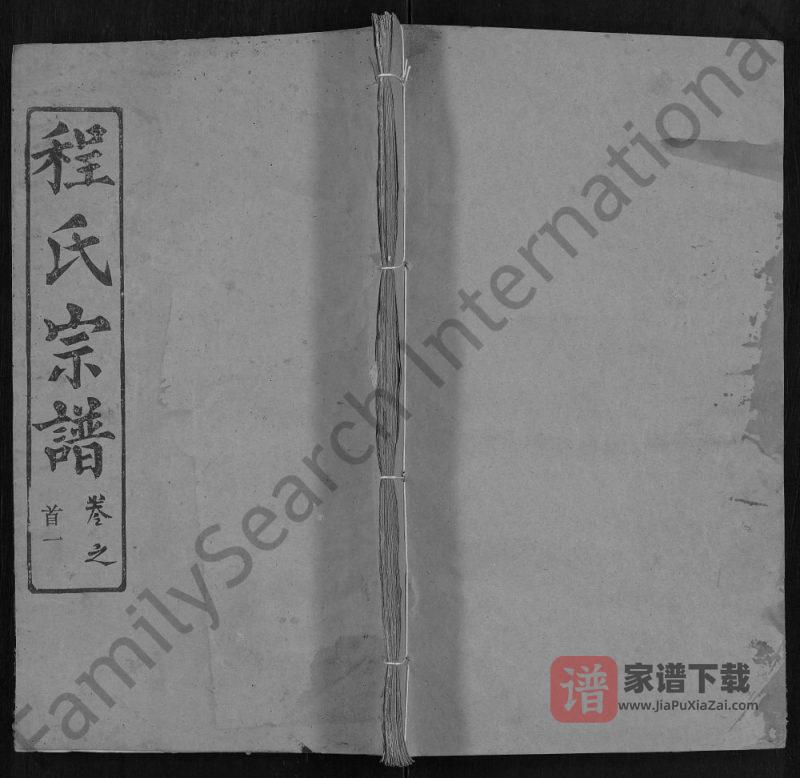 湖北黄冈程氏宗谱(守先堂)PDF高清电子版下载-家谱下载