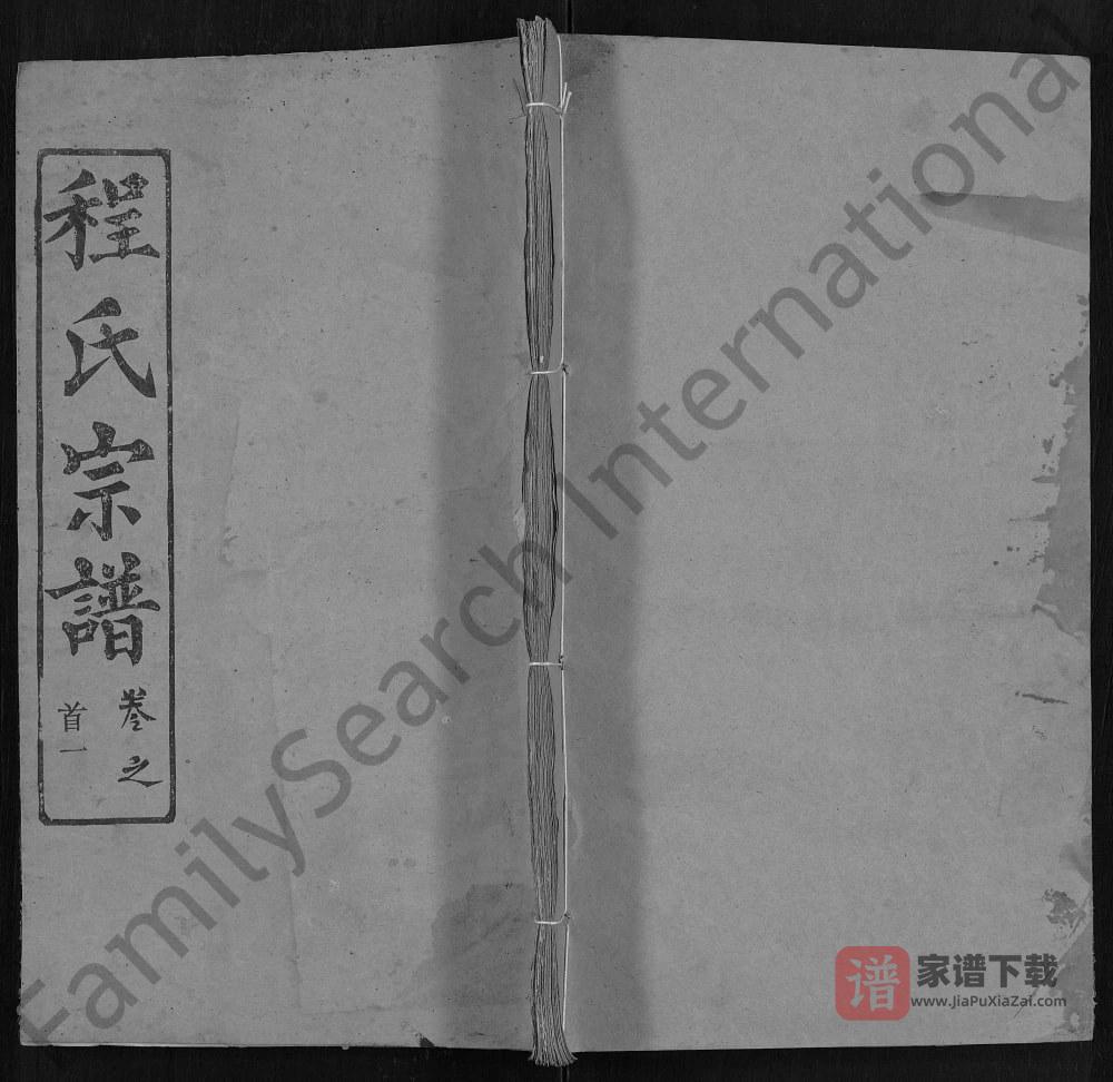 图片[1]-湖北黄冈程氏宗谱（守先堂）PDF高清电子版下载-家谱下载