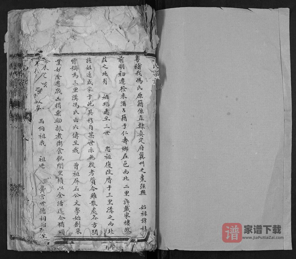 图片[2]-山东淄博淄川区冯氏族谱PDF高清电子版下载-家谱下载