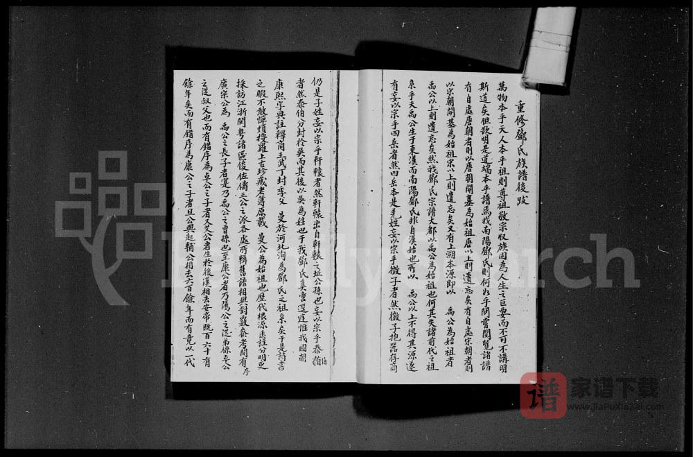 图片[2]-广东深圳宝安县厦村邓氏族谱PDF高清电子版下载-家谱下载