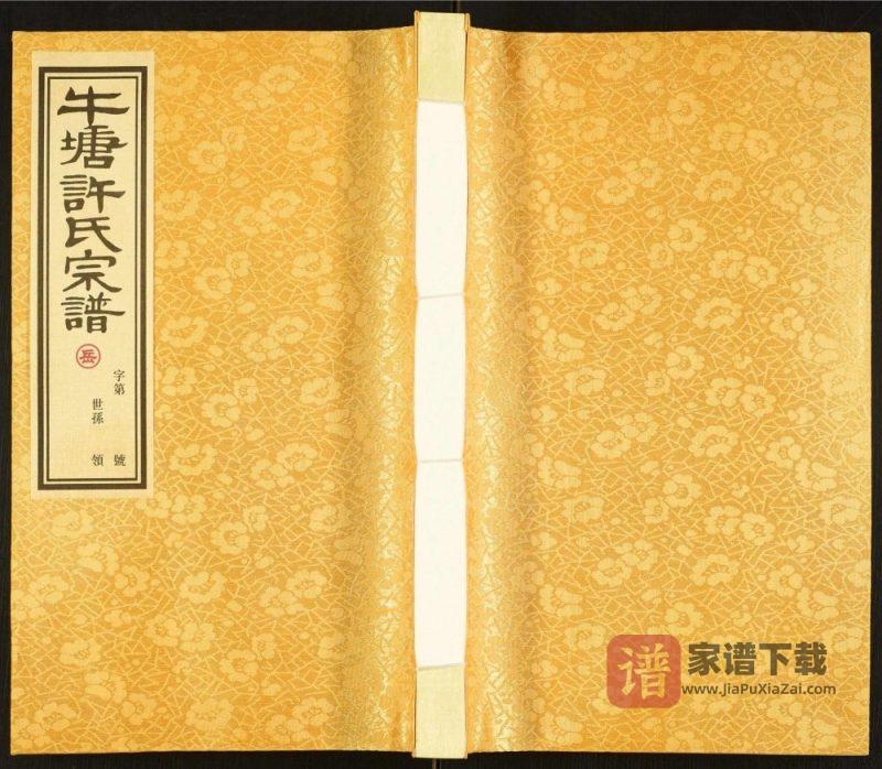 江苏常州武进区牛塘许氏宗谱(敦本堂)PDF高清电子版下载-家谱下载